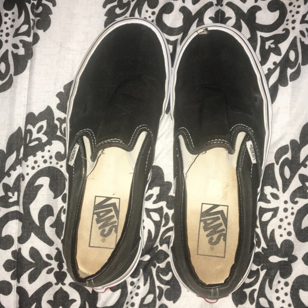 Black Slip on Vans